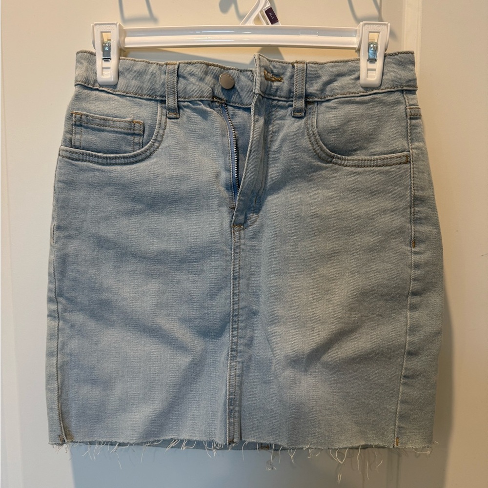 Denim Mini Skirt